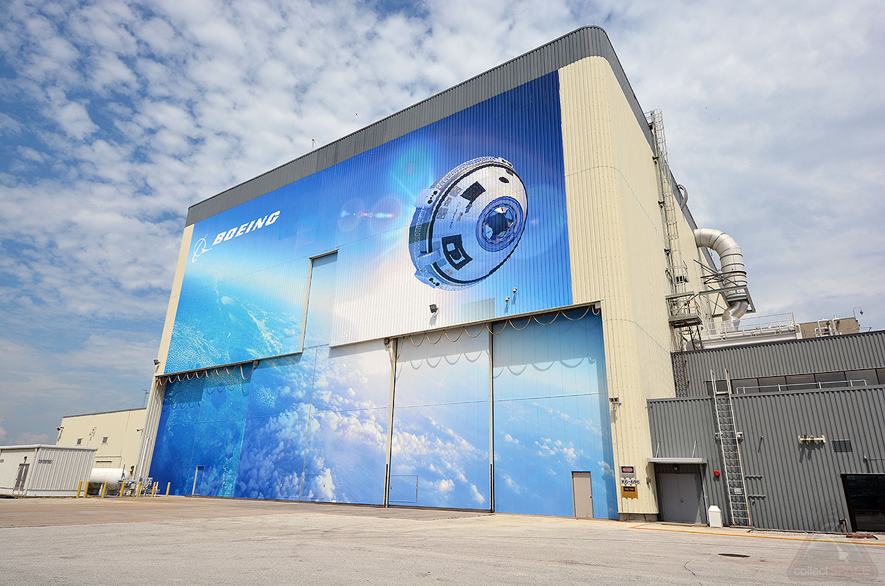 Boeing Opens Renovated Shuttle Facility for 'Starliner' Crewed Space Capsule